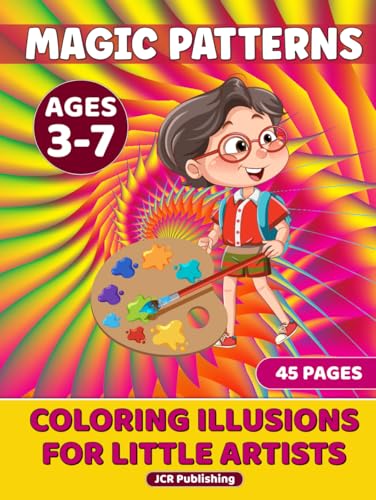 Magic Patterns: Coloring Illusions for Little Artists (Coloring Combos) von JCR Publishing