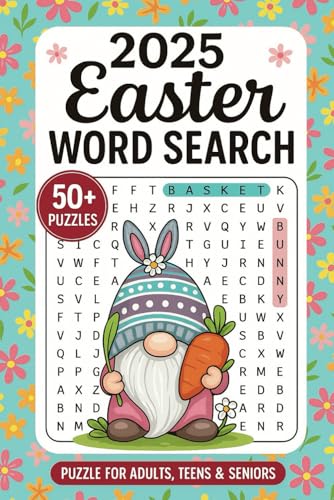 2025 Easter Word Search: Funny Easter Activity Book for Teens and Adults to Celebrate Easter with Brain-Boosting Word Games, 50+ Puzzles, Perfect for Quiet Time, Road Trips, and Easter Baskets 2025 Easter Word Search: Funny Easter Activity Book for Teens and Adults to Celebrate Easter with Brain-Boosting Word Games, 50+ Puzzles, Perfect for Quiet Time, Road Trips, and Easter Baskets von Independently published