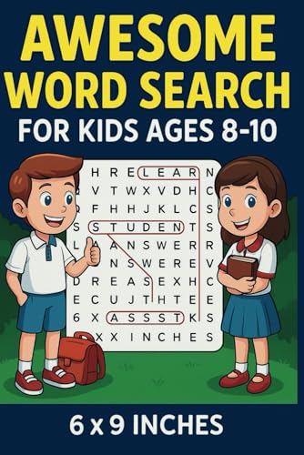 Awesome Word Search for Kids Ages 8-10: Funny & Challenging Puzzles to Solve - Boost Vocabulary and Problem-Solving Skills Awesome Word Search for Kids Ages 8-10: Funny & Challenging Puzzles to Solve - Boost Vocabulary and Problem-Solving Skills von Independently published