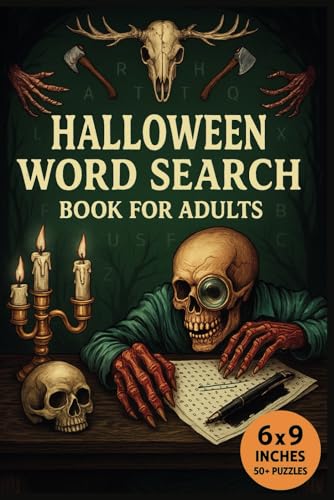 Halloween Word Search Book for Adults: Challenging Puzzles to Celebrate Halloween Fun | 50+ Scary Word Find Puzzles For Halloween and Horror Fans Halloween Word Search Book for Adults: Challenging Puzzles to Celebrate Halloween Fun | 50+ Scary Word Find Puzzles For Halloween and Horror Fans von Independently published