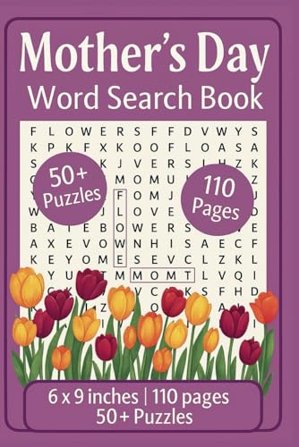 Mothers Day Word Search Book: A Fun and Thoughtful Puzzle Activity Gift for Moms, Grandmas, Aunts & All the Special Women in Your Life Mothers Day Word Search Book: A Fun and Thoughtful Puzzle Activity Gift for Moms, Grandmas, Aunts & All the Special Women in Your Life von Independently published