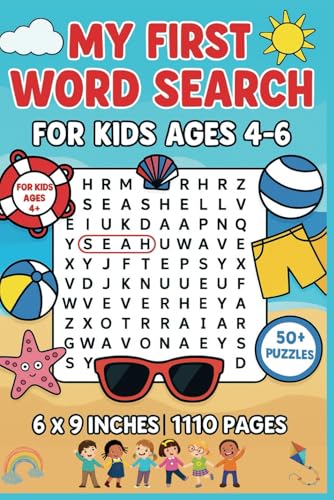 My First Word Search For Kids Ages 4-6: Fun and Easy Word Puzzles to Learn Letters, Improve Vocabulary Games, and Boost Early Reading Skills My First Word Search For Kids Ages 4-6: Fun and Easy Word Puzzles to Learn Letters, Improve Vocabulary Games, and Boost Early Reading Skills von Independently published