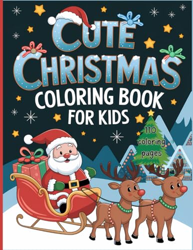 Cute Christmas: Coloring Book for Kids von Independently published