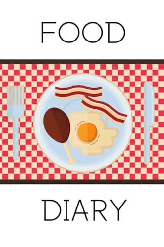 Food Diary: Your diary of a healthy lifestyle. Plan meals every day, track calories, sleep, water and fruit consumption. Planner for weight loss and diet plan
