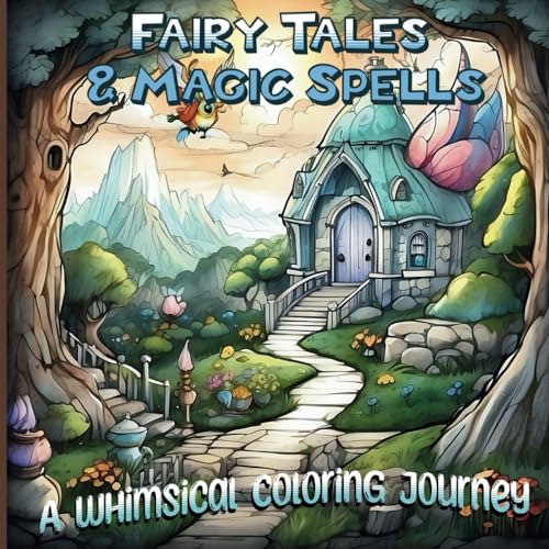 Fairy Tales & Magic Spells: A Whimsical Coloring Journey ("Spellbound Sketches: A Magical Coloring Series for Kids") von Independently published