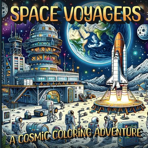 Space Voyagers: A Cosmic Coloring Adventure (Space Whiz Kids: Color Your Way Through the Cosmos) von Independently published