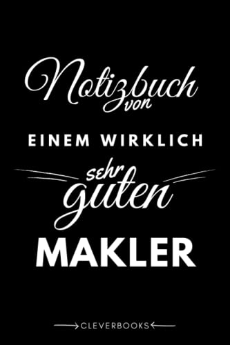 Notizbuch für den Makler: personalisierte Geschenk-Idee für Männer, die maklern können von Independently published