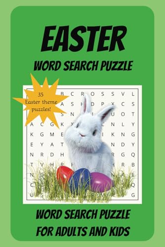 Easter Word Search Puzzle Book: Word Searches with Easy to Read Print about Easter, Spring, Chocolate and More | 6x9 inches | 70 pages | 35 puzzles | Gift for Vacations, Holidays and Free Times von Independently published