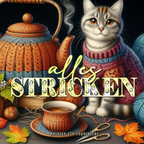 Alles stricken Malbuch für Erwachsene: Graustufen Malbuch für Erwachsene | Stricken Malblock Erwachsene | gestricktes für Hund, Katze, Enkel, Briefkasten uvm Alles stricken Malbuch für Erwachsene: Graustufen Malbuch für Erwachsene | Stricken Malblock Erwachsene | gestricktes für Hund, Katze, Enkel, Briefkasten uvm von epubli