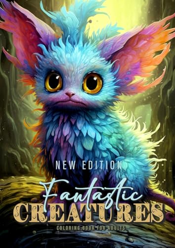 Fantastic Creatures Coloring Book for Adults New Edition: cute Creatures Coloring Book Grayscale | cute Monsters Coloring Book for Adults | Fantasy Beasts Coloring Book Magic Fantastic Creatures Coloring Book for Adults New Edition: cute Creatures Coloring Book Grayscale | cute Monsters Coloring Book for Adults | Fantasy Beasts Coloring Book Magic von Monsoon Publishing LLC Sonja Lidl info@monsoonpublishing.com