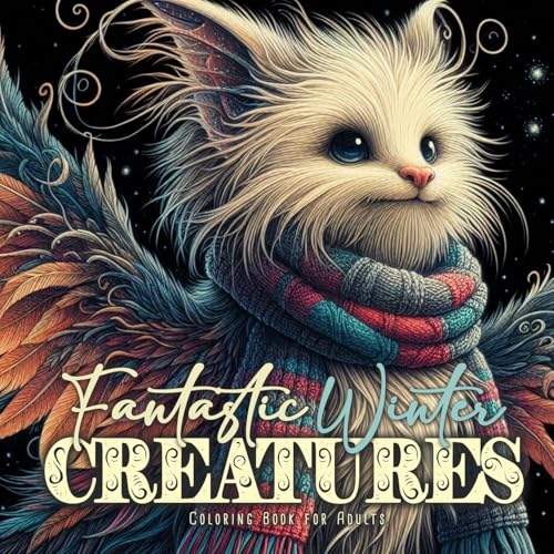 Fantastic Winter Creatures Coloring Book for Adults: cute Creatures Coloring Book Winter Grayscale magical creatures Coloring Book Winter Fashion Fantastic Winter Creatures Coloring Book for Adults: cute Creatures Coloring Book Winter Grayscale magical creatures Coloring Book Winter Fashion