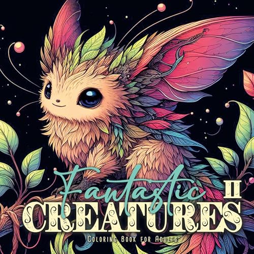 Fantastische Kreaturen Malbuch für Erwachsene 2: Fantasie Fantasy Malbuch für Erwachsene | Fantasy Monster Malbuch Graustufen | Fantasy Ausmalbuch ... (Fantastic Creatures Coloring Books, Band 2)