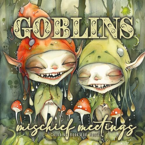 Goblins planen Unfug Malbuch für Erwachsene: Fantasie Fantasy Malbuch für Erwachsene | Kobold Malbuch Graustufen | Fantasy Kobolde Ausmalbuch ... Book for Adults | Fantasy Coloring Book