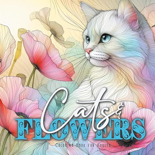 Katzen und Blumen Malbuch für Erwachsene: Katzen Malbuch für Erwachsene | Blumen Malbuch für Erwachsene | zentangle Malbuch Katzen und Blumen: ... |zentangle flowers coloring book abstract Katzen und Blumen Malbuch für Erwachsene: Katzen Malbuch für Erwachsene | Blumen Malbuch für Erwachsene | zentangle Malbuch Katzen und Blumen: ... |zentangle flowers coloring book abstract