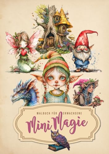 Mini Magie Malbuch für Erwachsene: Magie magisches Malbuch für Erwachsene | Malbuch Graustufen | kleine Clipsarts zum ausmalen | A4: Magic Coloring ... Grayscale Coloring Book | Clip-art Coloring Mini Magie Malbuch für Erwachsene: Magie magisches Malbuch für Erwachsene | Malbuch Graustufen | kleine Clipsarts zum ausmalen | A4: Magic Coloring ... Grayscale Coloring Book | Clip-art Coloring