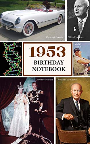 1953 Birthday Notebook: a great alternative to a card