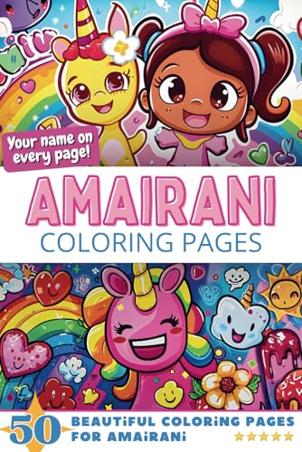 Amairani Coloring Pages: Wow-Effect! Your name on every page - Amairani coloring book - 6x9" - 50x Amairani coloring page - Fantastic Gift Amairani Coloring Pages: Wow-Effect! Your name on every page - Amairani coloring book - 6x9" - 50x Amairani coloring page - Fantastic Gift von Independently published