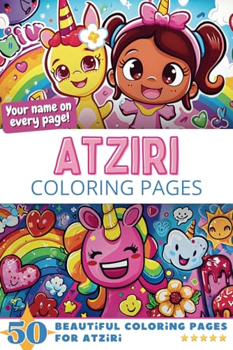 Atziri Coloring Pages: Wow-Effect! Your name on every page - Atziri coloring book - 6x9" - 50x Atziri coloring page - Fantastic Gift Atziri Coloring Pages: Wow-Effect! Your name on every page - Atziri coloring book - 6x9" - 50x Atziri coloring page - Fantastic Gift von Independently published