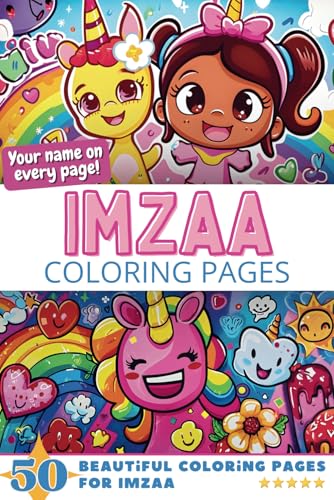 Imzaa Coloring Pages: Wow-Effect! Your name on every page - Imzaa coloring book - 6x9" - 50x Imzaa coloring page - Fantastic Gift Imzaa Coloring Pages: Wow-Effect! Your name on every page - Imzaa coloring book - 6x9" - 50x Imzaa coloring page - Fantastic Gift von Independently published