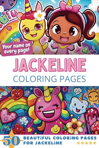 Jackeline Coloring Pages: Wow-Effect! Your name on every page - Jackeline coloring book - 6x9" - 50x Jackeline coloring page - Fantastic Gift Jackeline Coloring Pages: Wow-Effect! Your name on every page - Jackeline coloring book - 6x9" - 50x Jackeline coloring page - Fantastic Gift von Independently published
