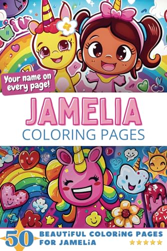 Jamelia Coloring Pages: Wow-Effect! Your name on every page - Jamelia coloring book - 6x9" - 50x Jamelia coloring page - Fantastic Gift Jamelia Coloring Pages: Wow-Effect! Your name on every page - Jamelia coloring book - 6x9" - 50x Jamelia coloring page - Fantastic Gift von Independently published