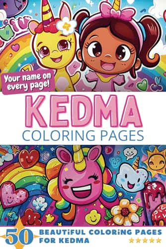 Kedma Coloring Pages: Wow-Effect! Your name on every page - Kedma coloring book - 6x9" - 50x Kedma coloring page - Fantastic Gift Kedma Coloring Pages: Wow-Effect! Your name on every page - Kedma coloring book - 6x9" - 50x Kedma coloring page - Fantastic Gift von Independently published
