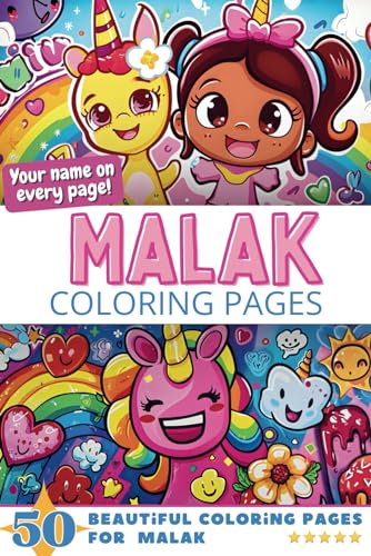 Malak Coloring Pages: Wow-Effect! Your name on every page - Malak coloring book - 6x9" - 50x Malak coloring page - Fantastic Gift Malak Coloring Pages: Wow-Effect! Your name on every page - Malak coloring book - 6x9" - 50x Malak coloring page - Fantastic Gift von Independently published