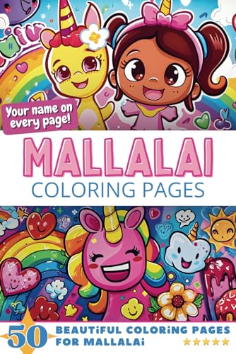 Mallalai Coloring Pages: Wow-Effect! Your name on every page - Mallalai coloring book - 6x9" - 50x Mallalai coloring page - Fantastic Gift Mallalai Coloring Pages: Wow-Effect! Your name on every page - Mallalai coloring book - 6x9" - 50x Mallalai coloring page - Fantastic Gift von Independently published