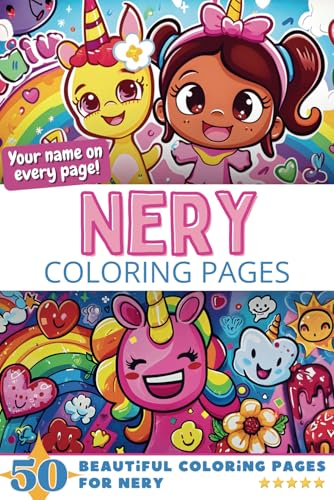 Nery Coloring Pages: Wow-Effect! Your name on every page - Nery coloring book - 6x9" - 50x Nery coloring page - Fantastic Gift Nery Coloring Pages: Wow-Effect! Your name on every page - Nery coloring book - 6x9" - 50x Nery coloring page - Fantastic Gift von Independently published