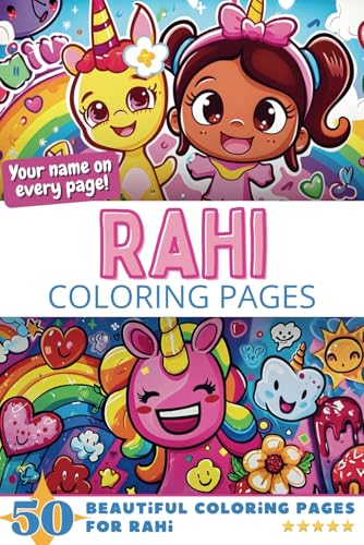 Rahi Coloring Pages: Wow-Effect! Your name on every page - Rahi coloring book - 6x9" - 50x Rahi coloring page - Fantastic Gift Rahi Coloring Pages: Wow-Effect! Your name on every page - Rahi coloring book - 6x9" - 50x Rahi coloring page - Fantastic Gift von Independently published