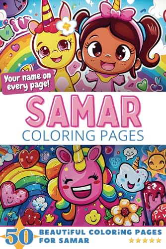 Samar Coloring Pages: Wow-Effect! Your name on every page - Samar coloring book - 6x9" - 50x Samar coloring page - Fantastic Gift Samar Coloring Pages: Wow-Effect! Your name on every page - Samar coloring book - 6x9" - 50x Samar coloring page - Fantastic Gift von Independently published