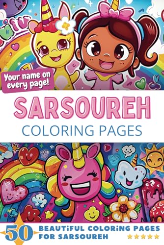 Sarsoureh Coloring Pages: Wow-Effect! Your name on every page - Sarsoureh coloring book - 6x9" - 50x Sarsoureh coloring page - Fantastic Gift Sarsoureh Coloring Pages: Wow-Effect! Your name on every page - Sarsoureh coloring book - 6x9" - 50x Sarsoureh coloring page - Fantastic Gift von Independently published