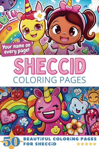 Sheccid Coloring Pages: Wow-Effect! Your name on every page - Sheccid coloring book - 6x9" - 50x Sheccid coloring page - Fantastic Gift Sheccid Coloring Pages: Wow-Effect! Your name on every page - Sheccid coloring book - 6x9" - 50x Sheccid coloring page - Fantastic Gift von Independently published