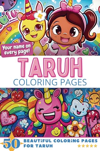 Taruh Coloring Pages: Wow-Effect! Your name on every page - Taruh coloring book - 6x9" - 50x Taruh coloring page - Fantastic Gift Taruh Coloring Pages: Wow-Effect! Your name on every page - Taruh coloring book - 6x9" - 50x Taruh coloring page - Fantastic Gift von Independently published
