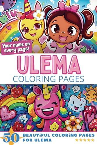 Ulema Coloring Pages: Wow-Effect! Your name on every page - Ulema coloring book - 6x9" - 50x Ulema coloring page - Fantastic Gift Ulema Coloring Pages: Wow-Effect! Your name on every page - Ulema coloring book - 6x9" - 50x Ulema coloring page - Fantastic Gift von Independently published