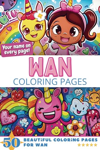 Wan Coloring Pages: Wow-Effect! Your name on every page - Wan coloring book - 6x9" - 50x Wan coloring page - Fantastic Gift Wan Coloring Pages: Wow-Effect! Your name on every page - Wan coloring book - 6x9" - 50x Wan coloring page - Fantastic Gift von Independently published