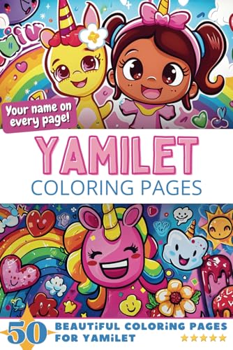Yamelit Coloring Pages: Wow-Effect! Your name on every page - Yamelit coloring book - 6x9" - 50x Yamelit coloring page - Fantastic Gift Yamelit Coloring Pages: Wow-Effect! Your name on every page - Yamelit coloring book - 6x9" - 50x Yamelit coloring page - Fantastic Gift von Independently published