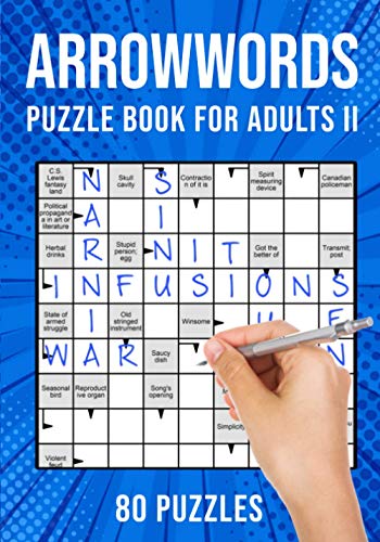 Arrow Word Puzzle Books for Adults: Arrowword Crossword Activity Puzzles Book II | 80 Puzzles (UK Version) von Independently published