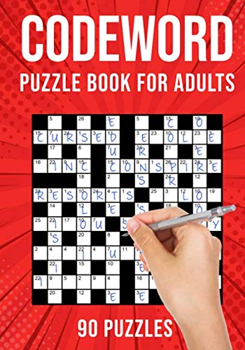 Codeword Puzzle Books for Adults: Code Breaker / Code Word Puzzlebook | 90 Puzzles (UK Version) von Independently published