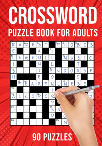 Crossword Puzzle Book for Adults: Quick Daily Cross Word Activity Books | 90 Puzzles ( UK Version) von Independently published