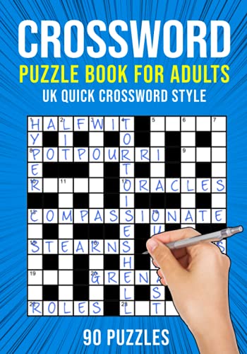 Crossword Puzzle Book for Adults: UK Quick Crossword Style | 90 Puzzles Crossword Puzzle Book for Adults: UK Quick Crossword Style | 90 Puzzles von Independently published