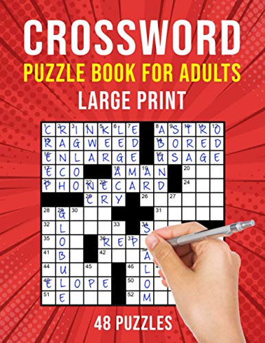 Crossword Puzzle Books for Adults Large Print: 48 Cross Word Puzzles for Adults or Seniors (US Version) von Independently Published