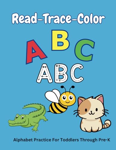 Read-Trace-Color ABC Activity Book von Independently published