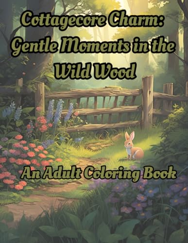 Cottagecore Charm: Gentle Moments in the Wild Wood: An Adult Coloring Book (Cottagecore Colorings) von Independently published