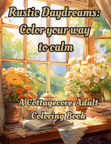 Rustic Daydreams: Color your way to calm: A Cottagecore Adult Coloring Book (Cottagecore Colorings) von Independently published