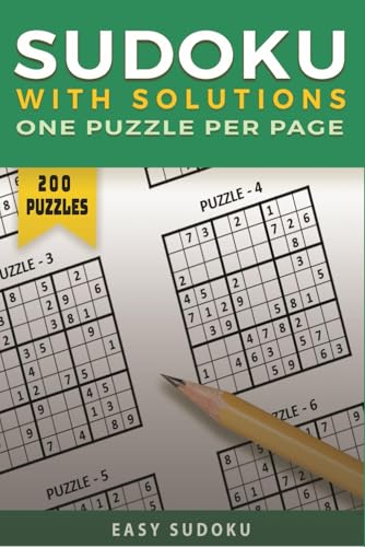 Sudoku Puzzle Book: 200 Large Print Easy Puzzles with Solutions - Keep the Mind Sharp and Boost Memory, Simple Games for Seniors and Beginners Sudoku Puzzle Book: 200 Large Print Easy Puzzles with Solutions - Keep the Mind Sharp and Boost Memory, Simple Games for Seniors and Beginners von Independently published