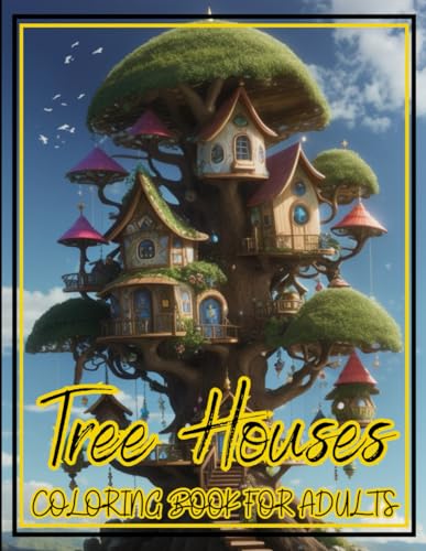 Tree Houses: Coloring Book For Adults von Independently published