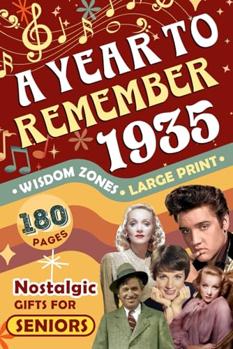 1935 A Year To Remember - Global Editon: Celebrate the Radio Babies with Historic Moments | Nostalgic Gifts For Seniors | The Surprire Gift For Those Born or Married in 1935 1935 A Year To Remember - Global Editon: Celebrate the Radio Babies with Historic Moments | Nostalgic Gifts For Seniors | The Surprire Gift For Those Born or Married in 1935 von Independently published