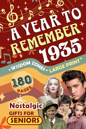 1935 A Year To Remember - Global Editon: Celebrate the Radio Babies with Historic Moments | Nostalgic Gifts For Seniors | The Surprire Gift For Those Born or Married in 1935 1935 A Year To Remember - Global Editon: Celebrate the Radio Babies with Historic Moments | Nostalgic Gifts For Seniors | The Surprire Gift For Those Born or Married in 1935 von Independently published