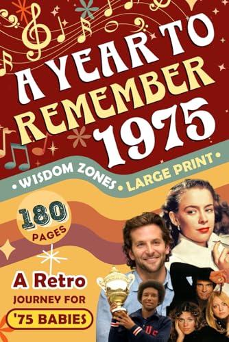 1975 A Year To Remember - Global Editon: Celebrate the Radio Babies with Historic Moments | Nostalgic Gifts For Seniors | The Surprire Gift For Those Born or Married in 1975 1975 A Year To Remember - Global Editon: Celebrate the Radio Babies with Historic Moments | Nostalgic Gifts For Seniors | The Surprire Gift For Those Born or Married in 1975 von Independently published